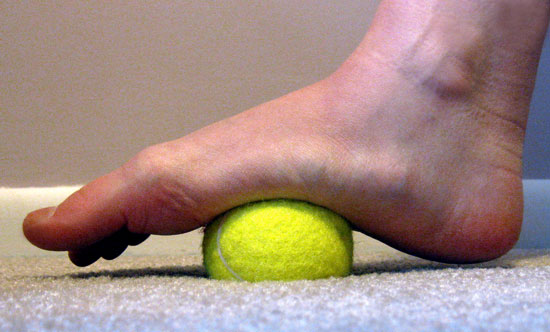 Massage Your Feet With a Tennis Ball | POPSUGAR Fitness